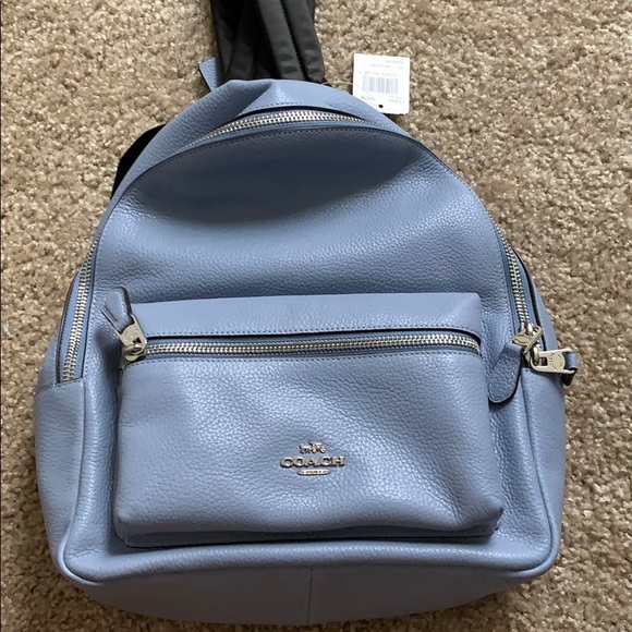 Coach Handbags - Coach backpack- pastel blue